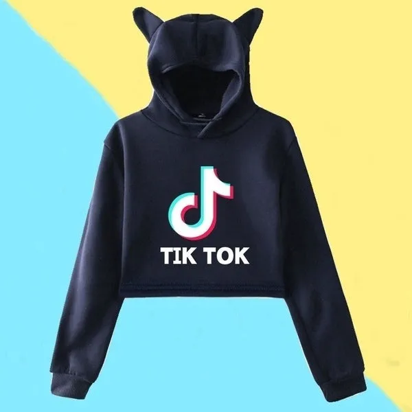 TikTok Cat Crop Top