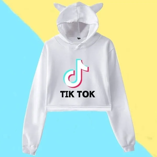 TikTok Cat Crop Top