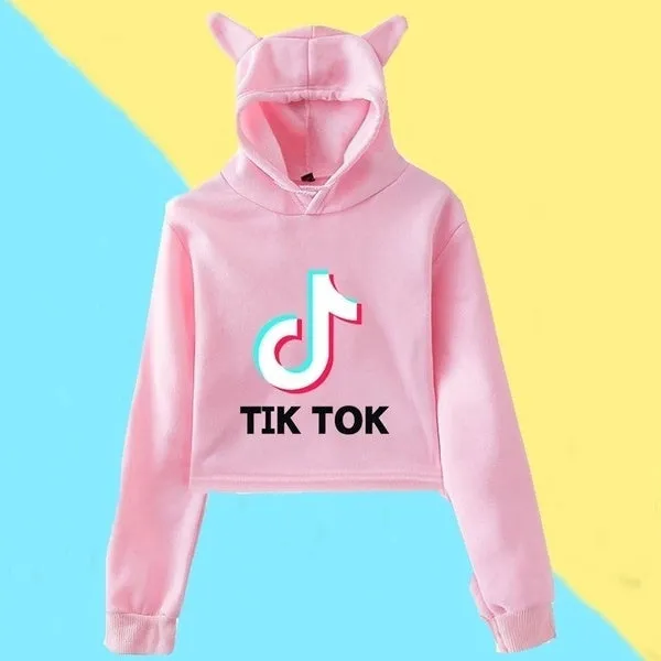 TikTok Cat Crop Top