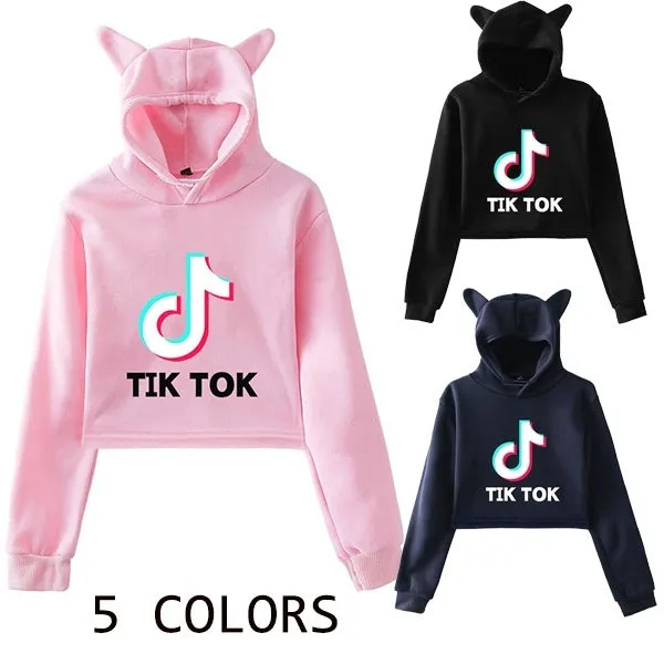 TikTok Cat Crop Top