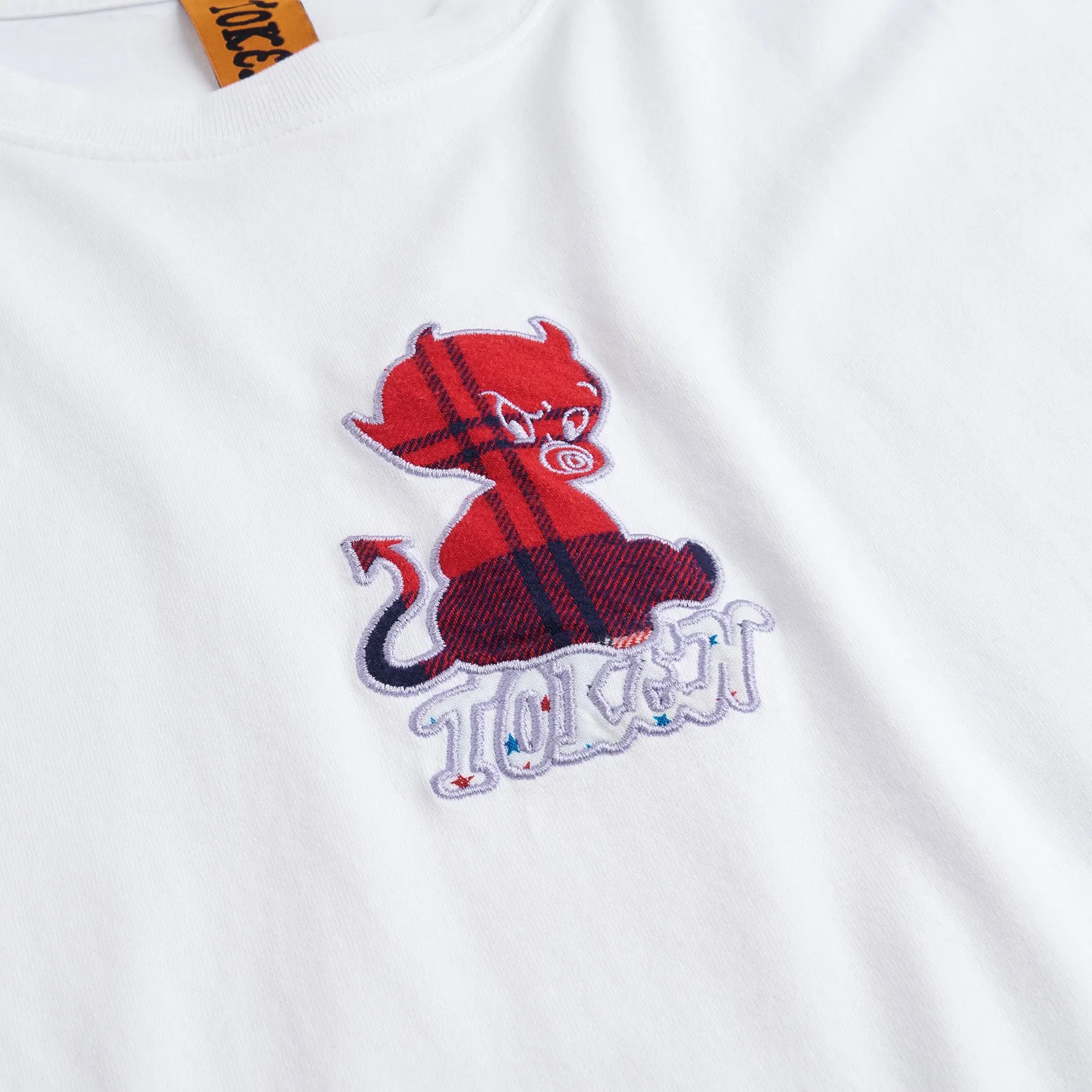 Token - Plaid Devil SS T-Shirt - White