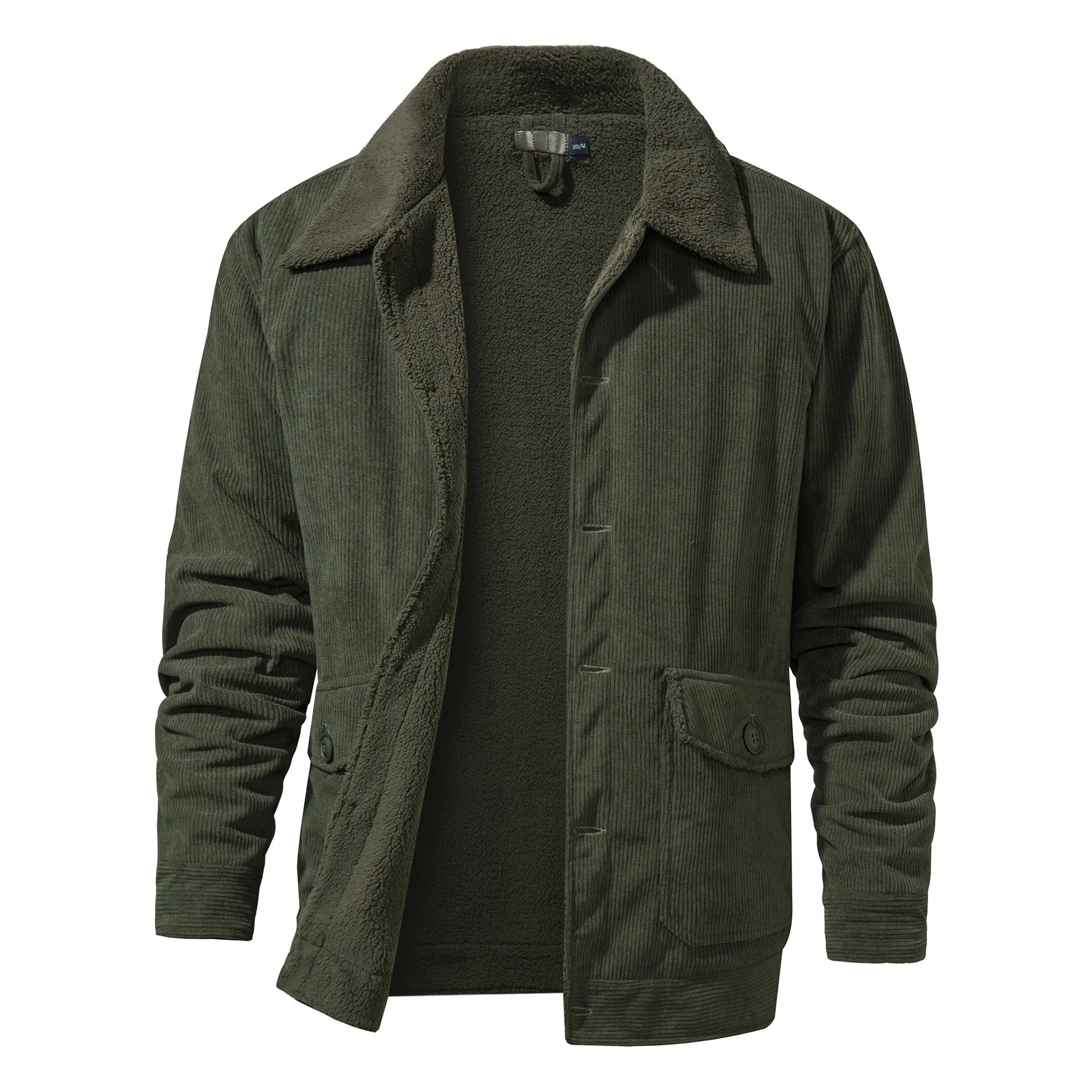 Toog | Doppelseitige Herren-Cordjacke mit Sherpa-Futter