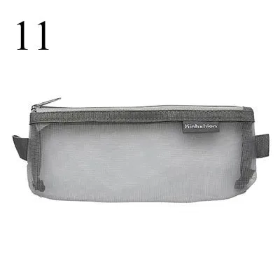 Transparent Mesh Pencil Case