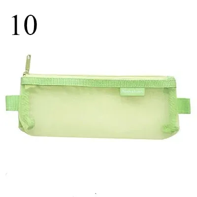 Transparent Mesh Pencil Case