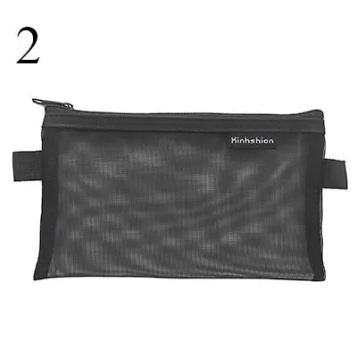 Transparent Mesh Pencil Case