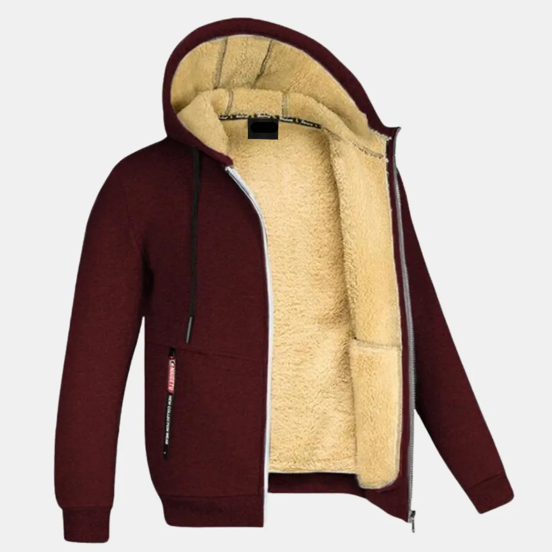 Ultimativer Komfort trifft auf lässigen Chic: Die Urban Sherpa Kapuzenjacke