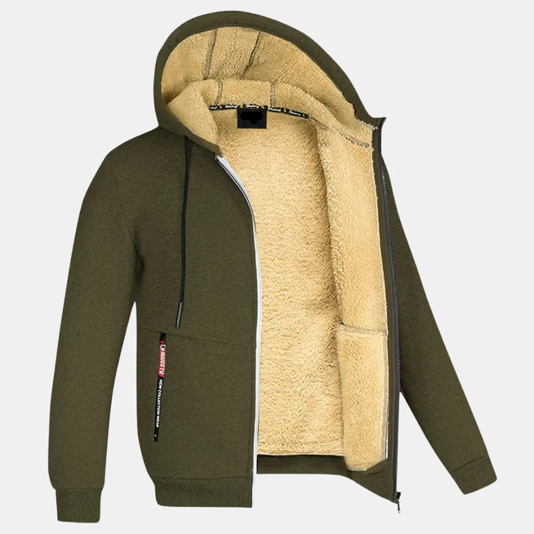 Ultimativer Komfort trifft auf lässigen Chic: Die Urban Sherpa Kapuzenjacke