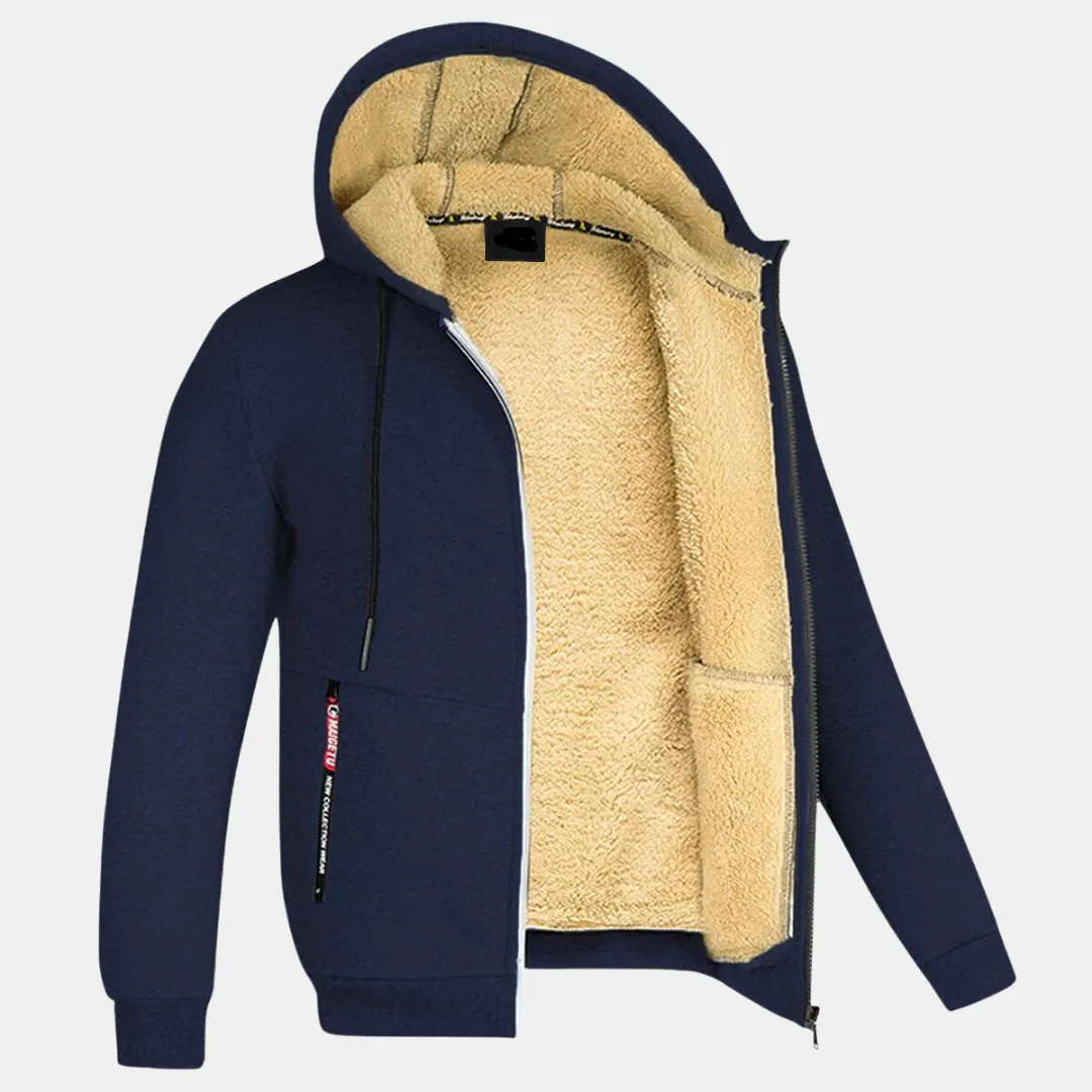 Ultimativer Komfort trifft auf lässigen Chic: Die Urban Sherpa Kapuzenjacke