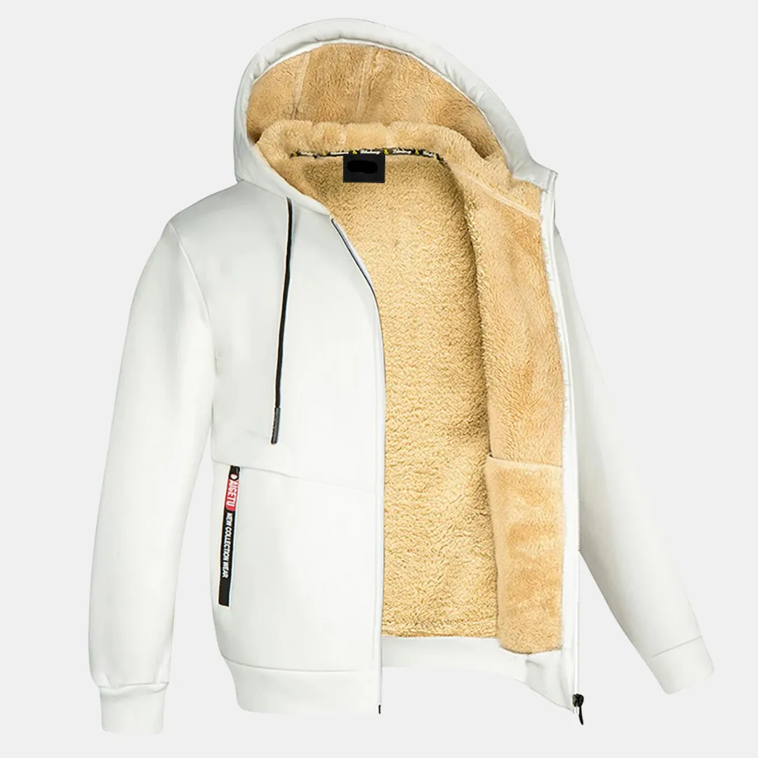 Ultimativer Komfort trifft auf lässigen Chic: Die Urban Sherpa Kapuzenjacke