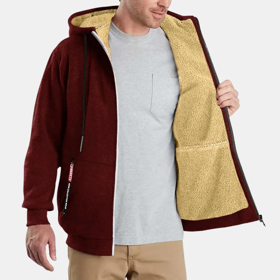 Ultimativer Komfort trifft auf lässigen Chic: Die Urban Sherpa Kapuzenjacke