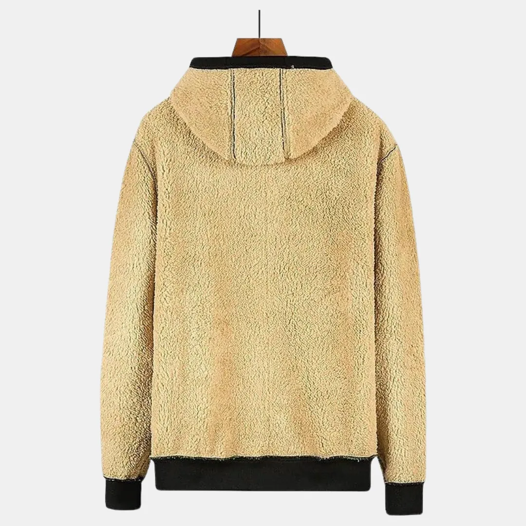 Ultimativer Komfort trifft auf lässigen Chic: Die Urban Sherpa Kapuzenjacke