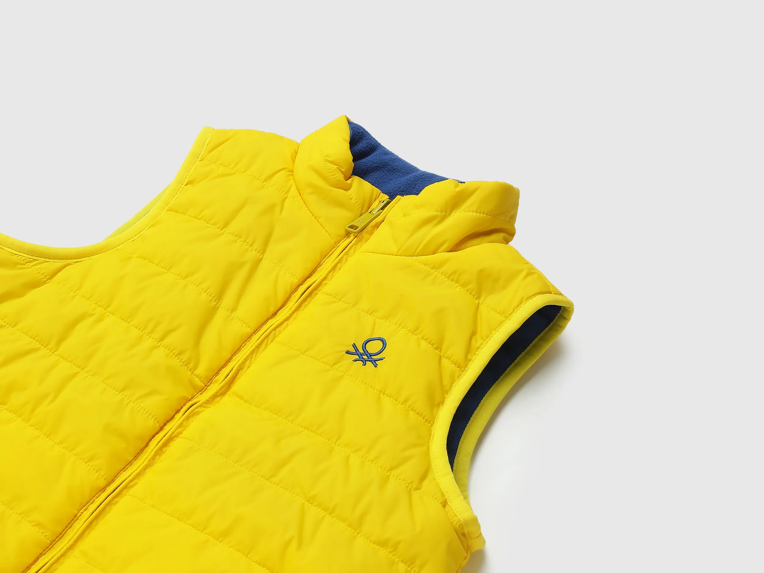 Unisex Quilted Reversible High Neck Jacket
