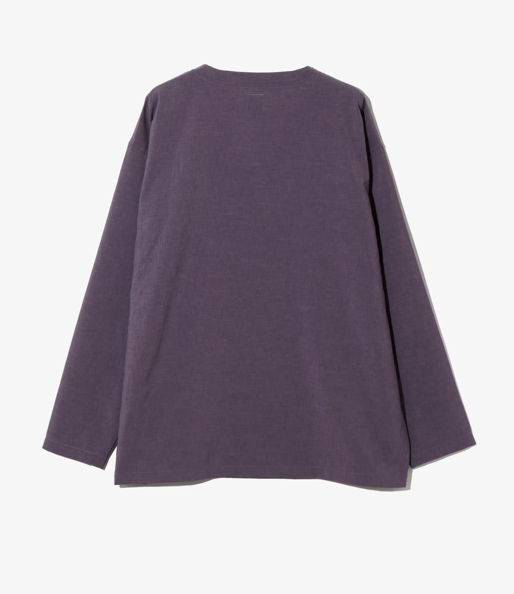 V-Neck Shirt - Poly Oxford