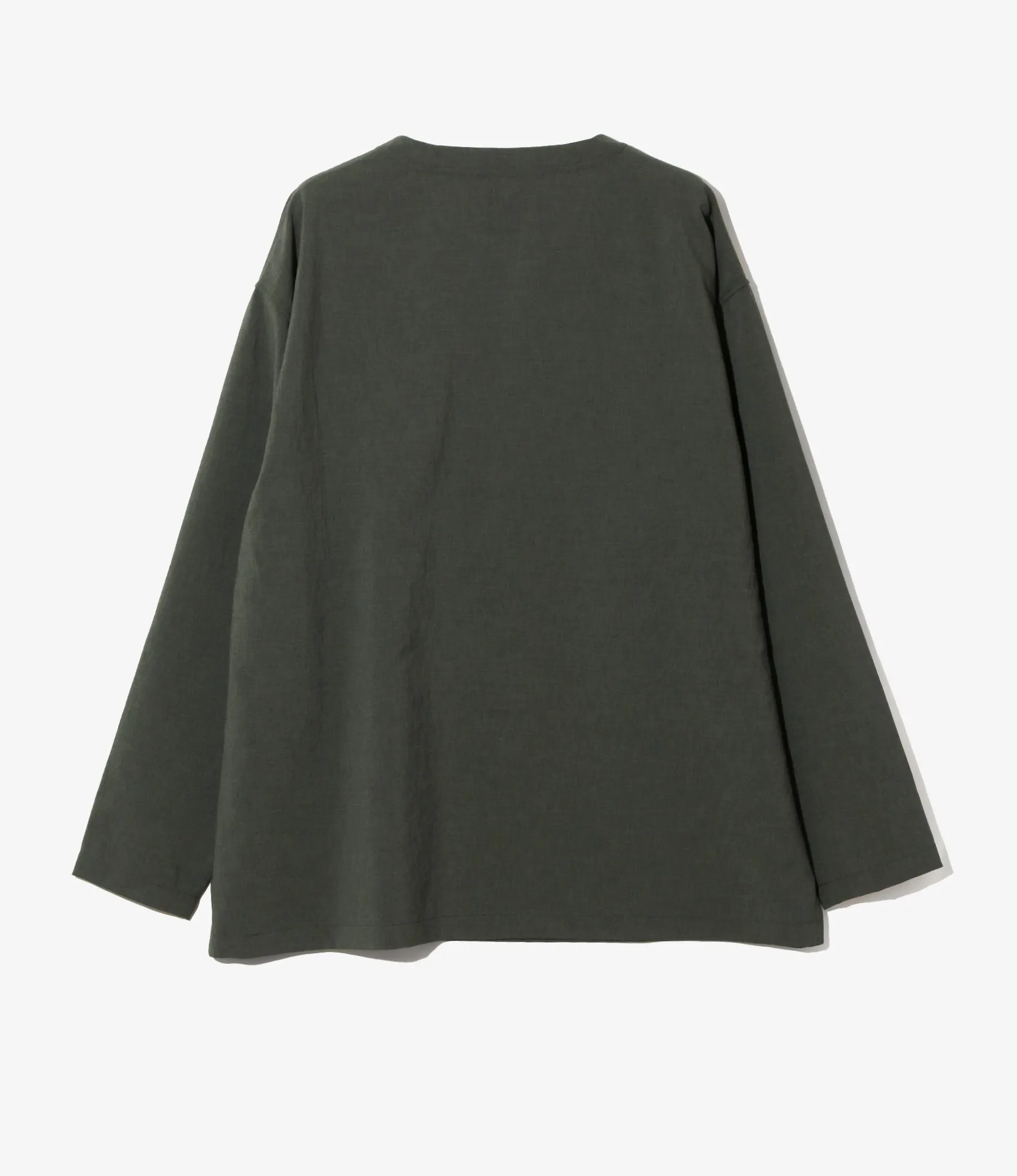 V-Neck Shirt - Poly Oxford