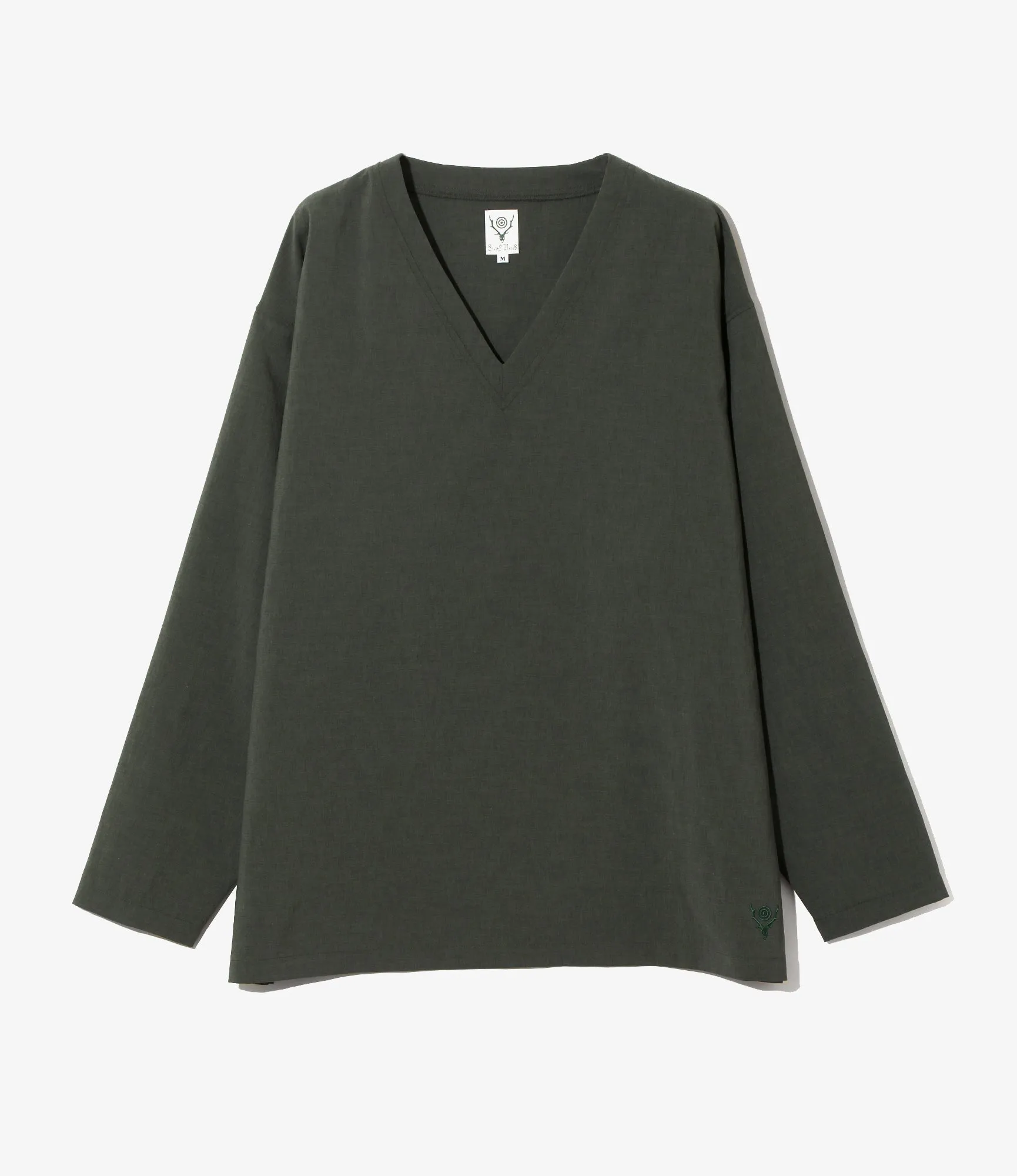 V-Neck Shirt - Poly Oxford