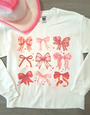 Valentine Bows Galore Sweatshirt - WS