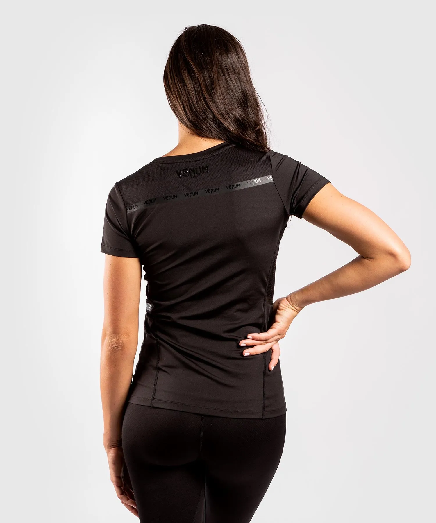 Venum G-fit Dry-Tech T-Shirt – Schwarz / Schwarz