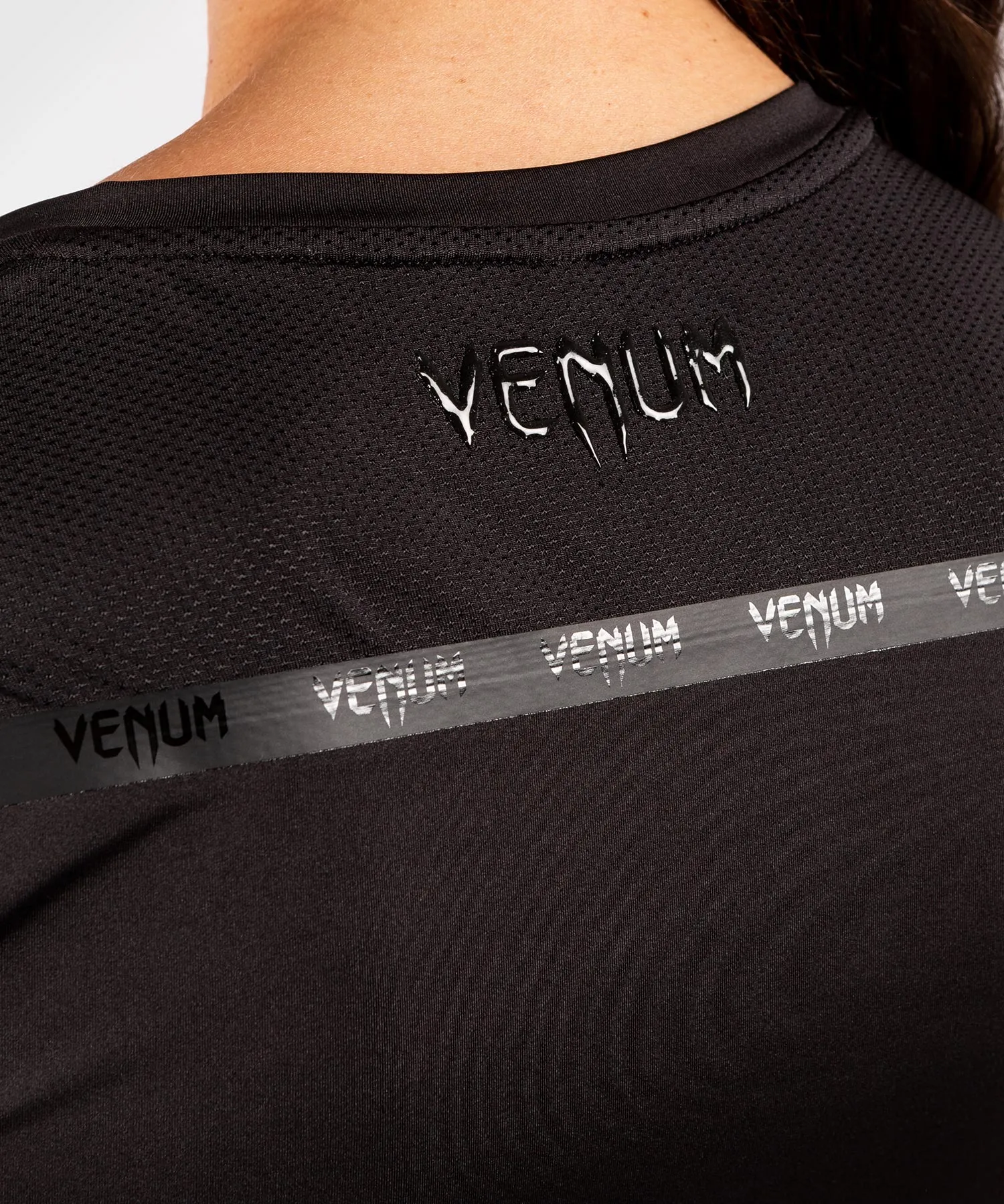 Venum G-fit Dry-Tech T-Shirt – Schwarz / Schwarz