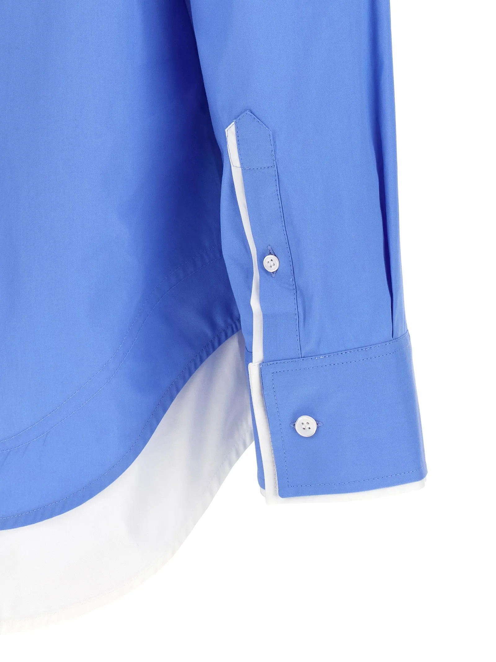 Victoria Beckham 'Relaxed Double Layer' skjorta