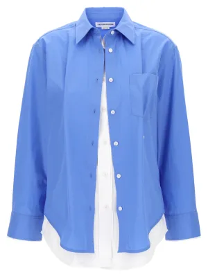 Victoria Beckham 'Relaxed Double Layer' skjorta