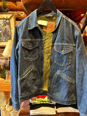 Vintage Levis Sherpa Lined Jacket, Medium