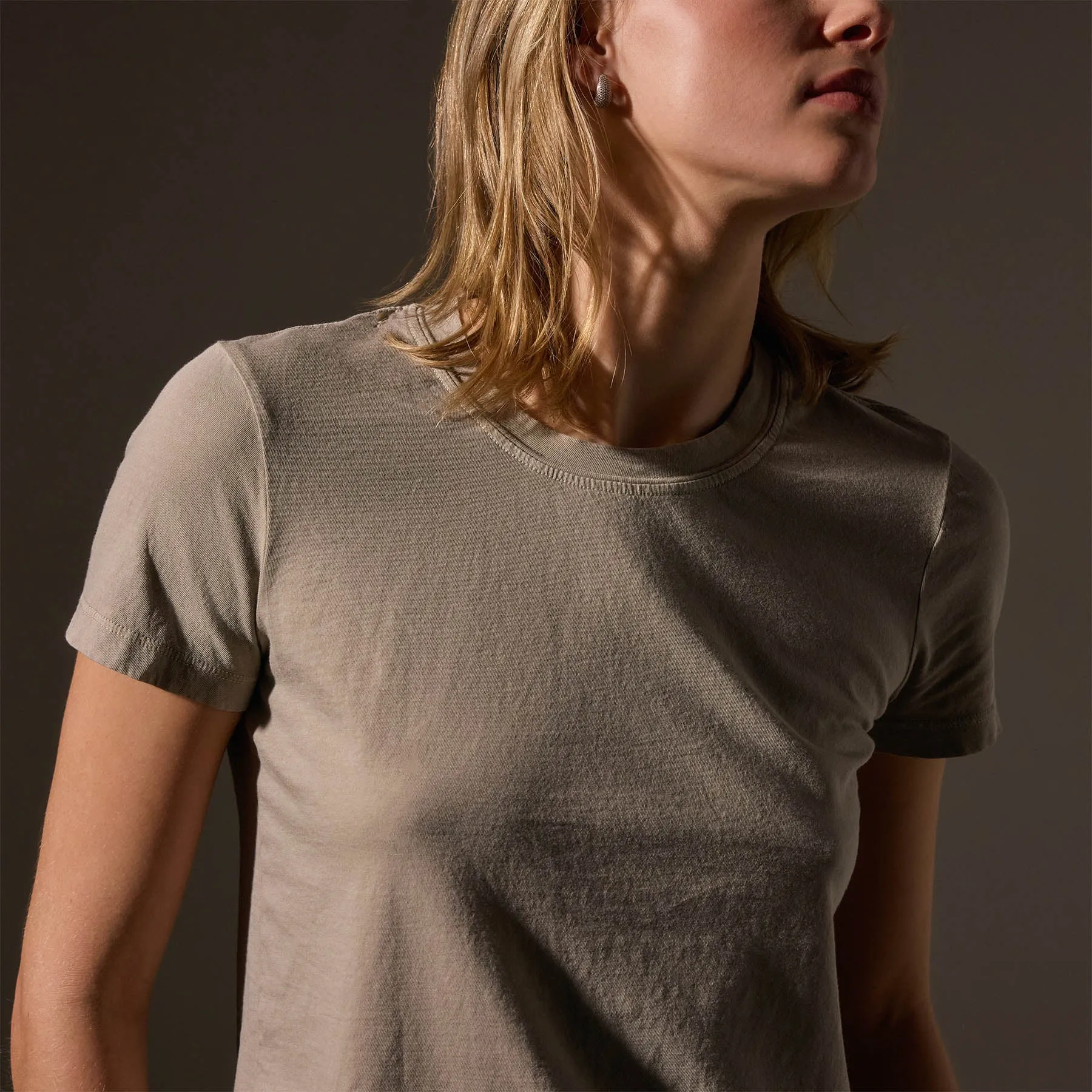 Vintage Little Boy Tee - Light Tan Pigment