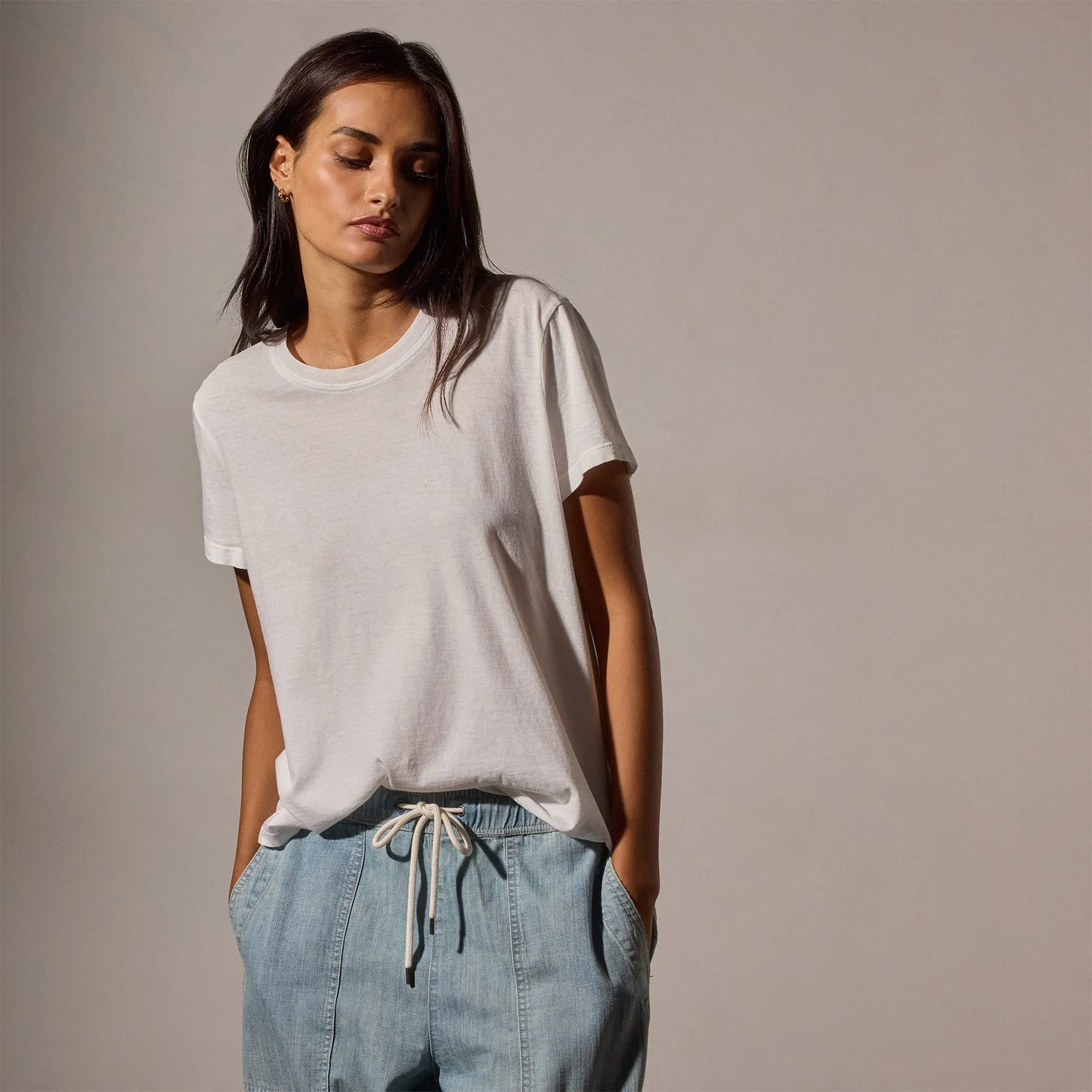Vintage Little Boy Tee - White