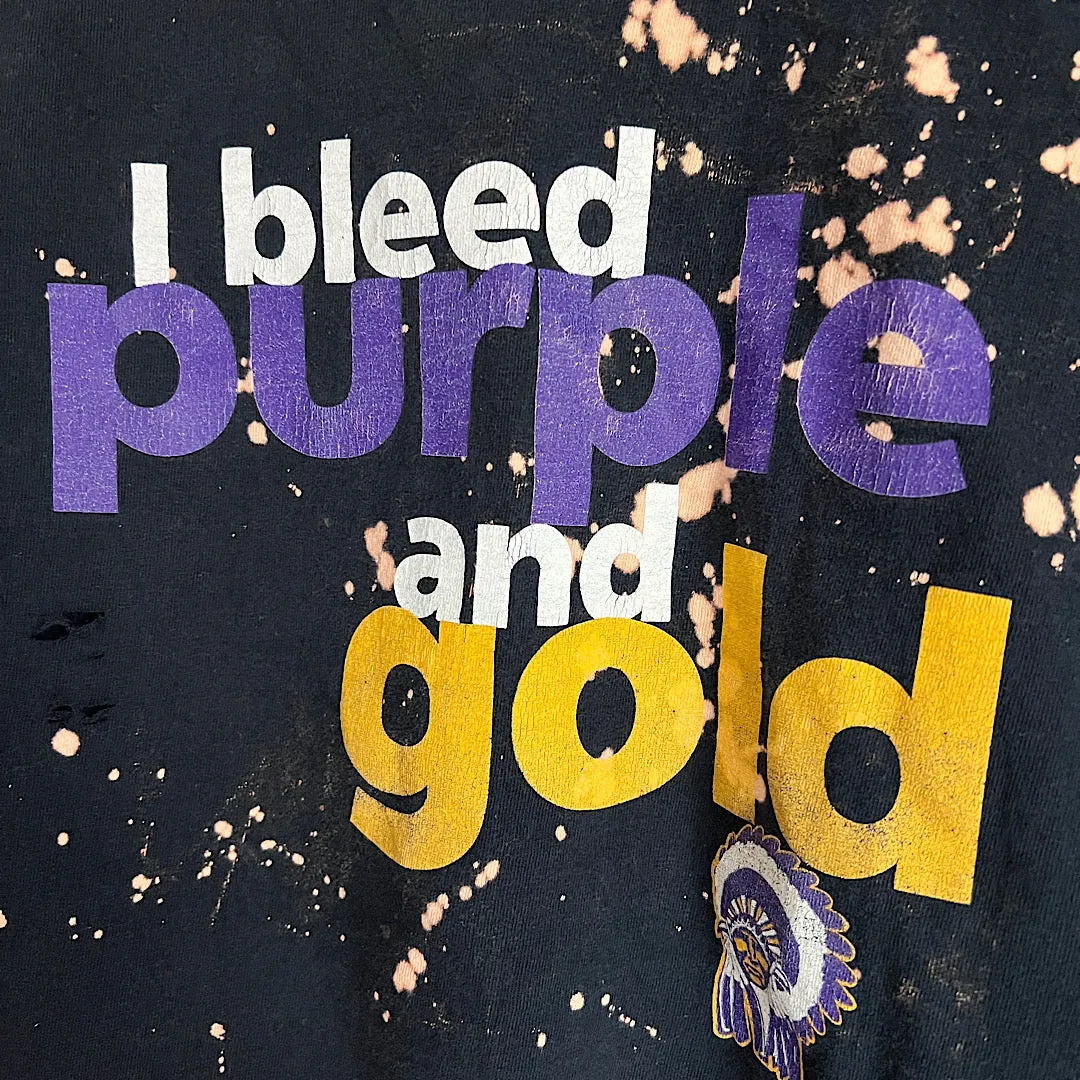 Vintage Minnesota Football Cropped & Distressed T-Shirt