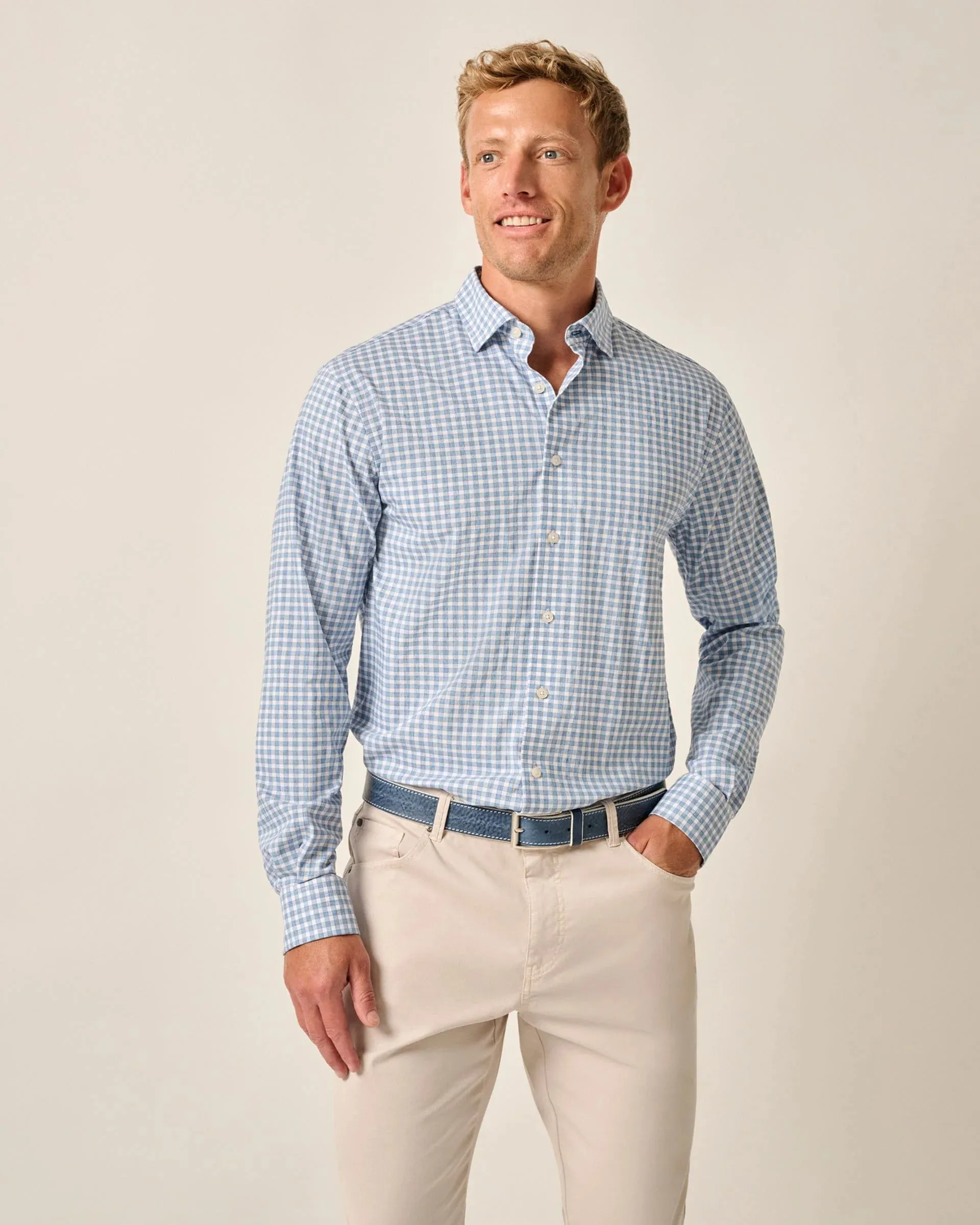 WESTWOOD BUTTON UP SHIRT (MALIBU) - JOHNNIE-O
