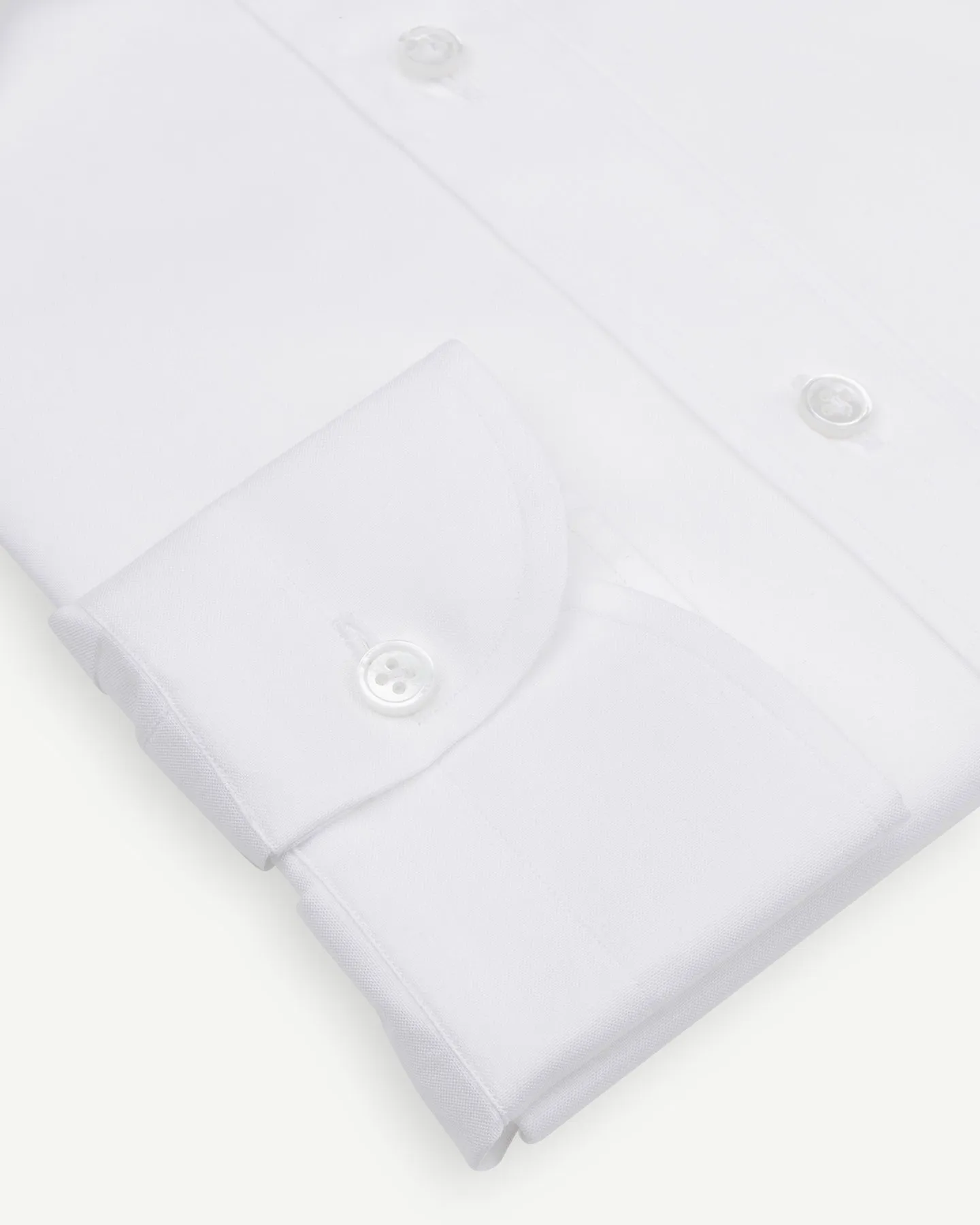 White Pinpoint Point Collar Shirt
