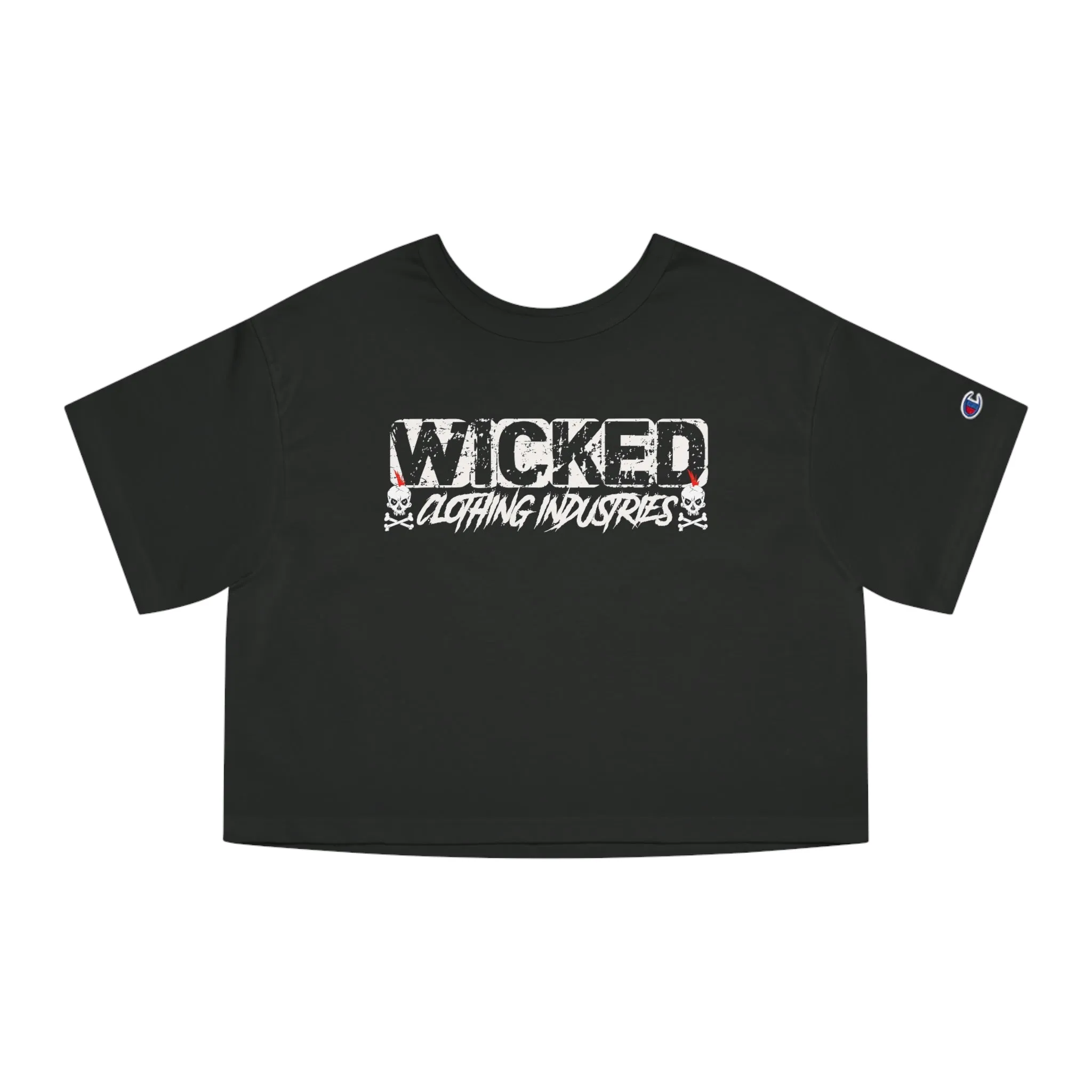 Wicked Punk Rock 2  Cropped T-Shirt