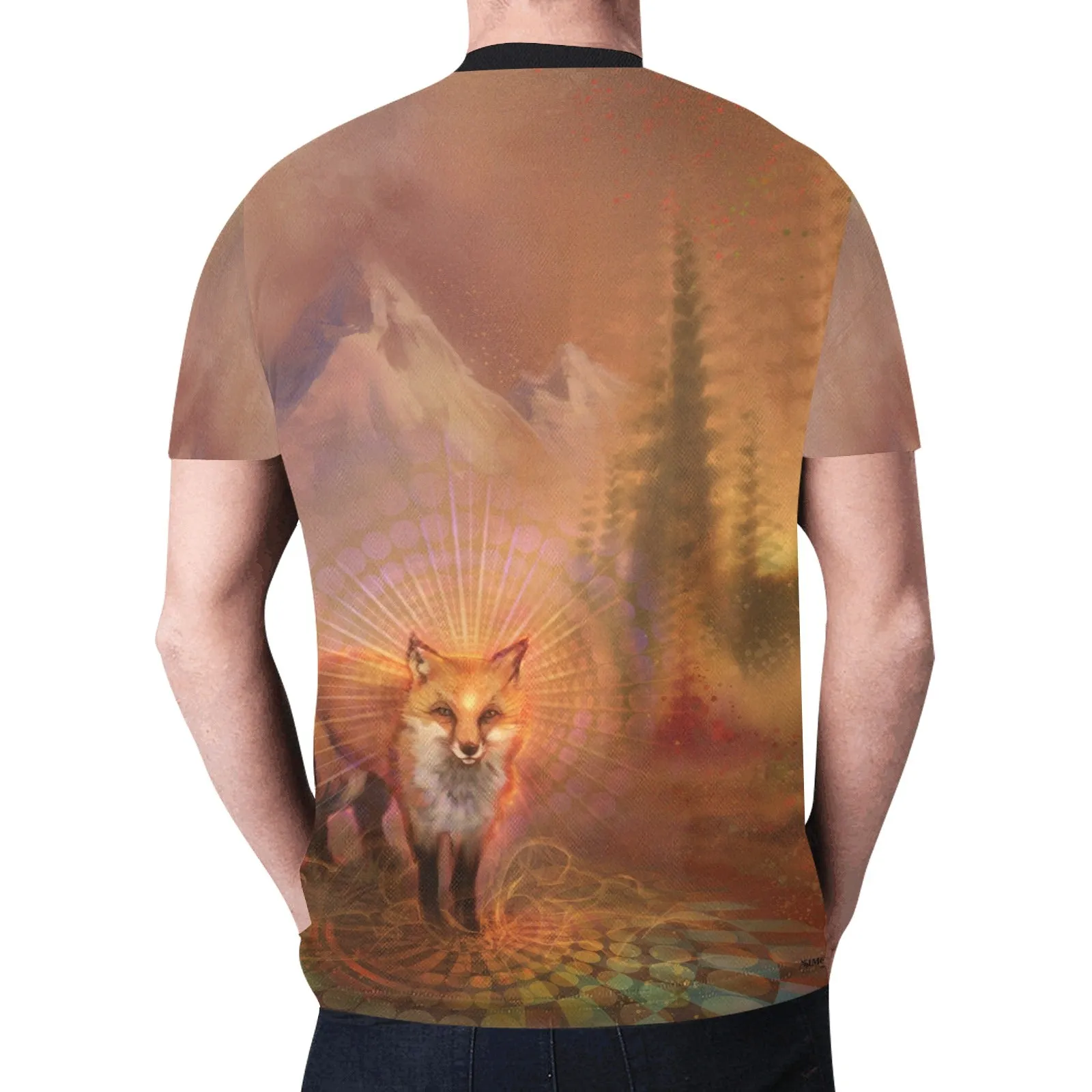 Wise Fox T-Shirt AOP