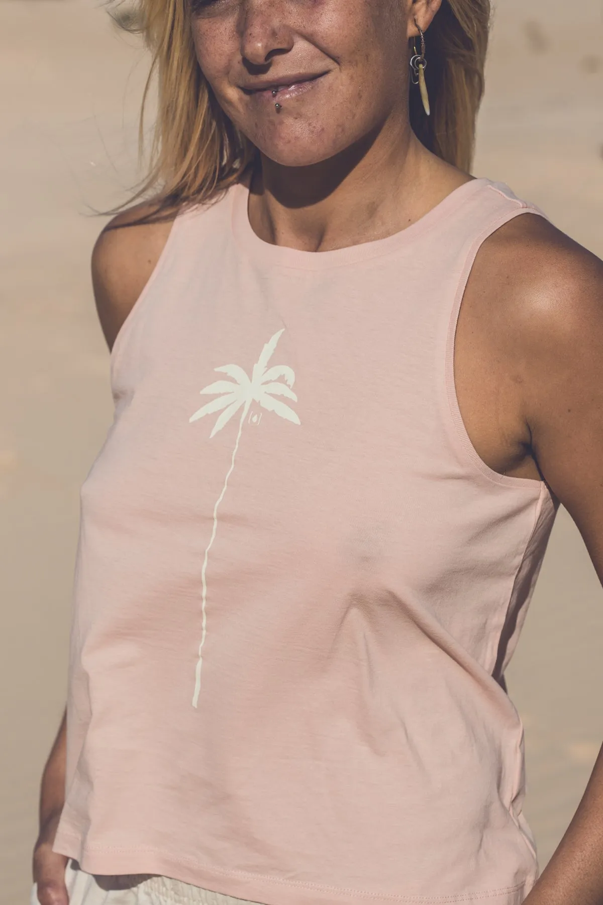 WOMEN ORGANIC PALM TOP