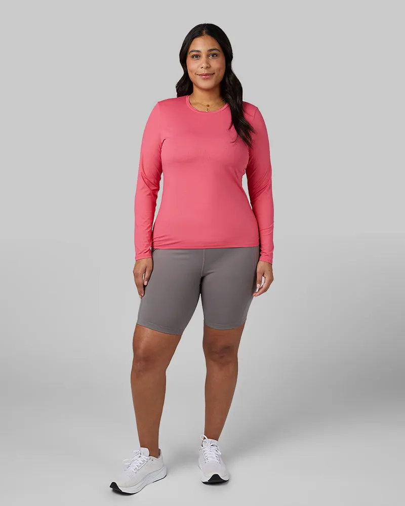 WOMEN'S AIR MESH LONG SLEEVE T-SHIRT