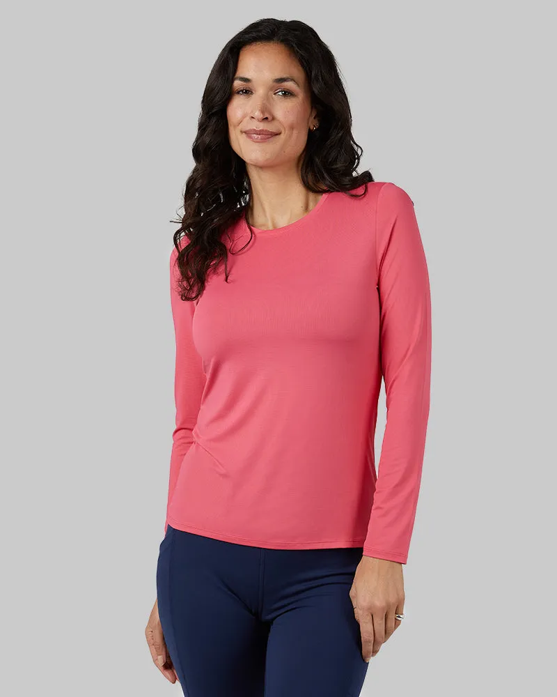 WOMEN'S AIR MESH LONG SLEEVE T-SHIRT