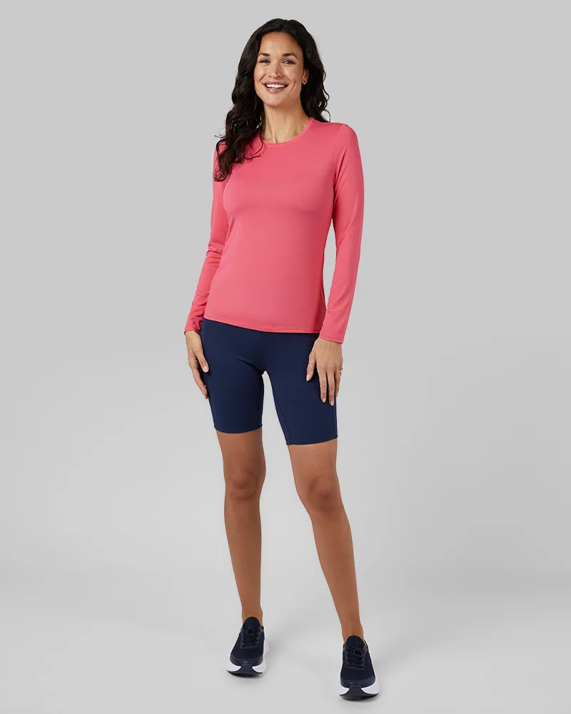 WOMEN'S AIR MESH LONG SLEEVE T-SHIRT