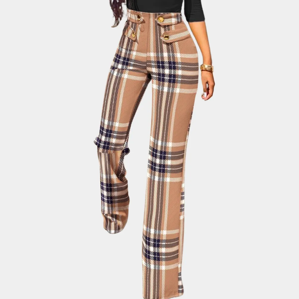 Women's Zahara Houndstooth Trousers: A Timeless, Stylish Design