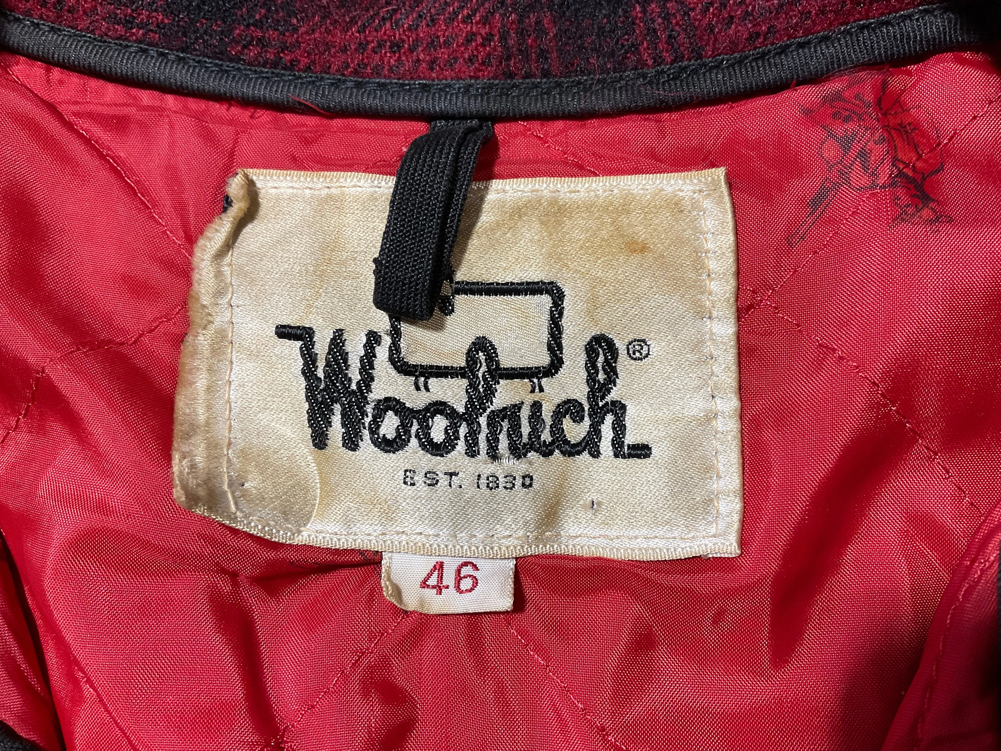 Woolrich®️Vintage1970’s Wool Hunting - CPO Check Jacket Made in USA