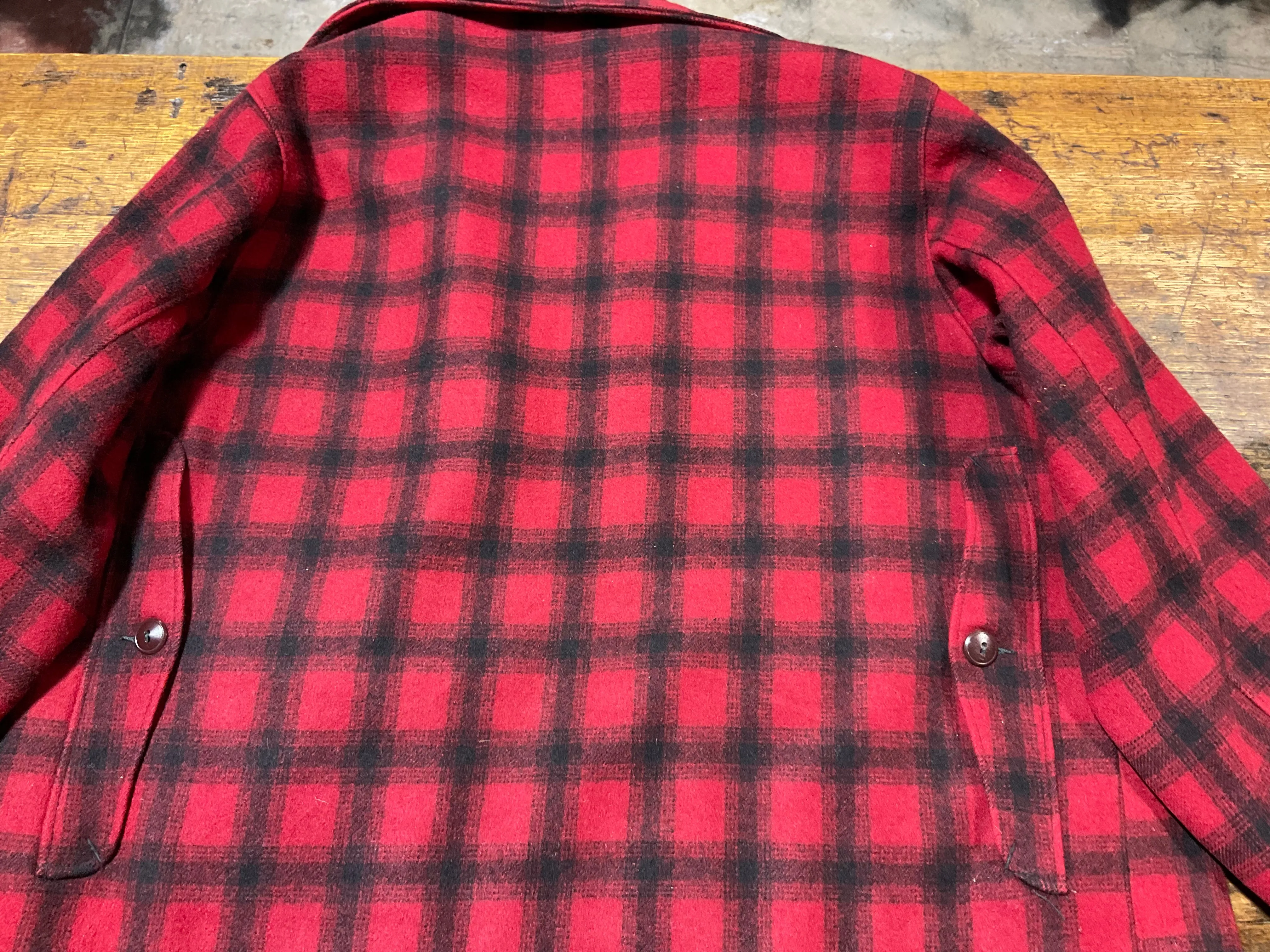 Woolrich®️Vintage1970’s Wool Hunting - CPO Check Jacket Made in USA
