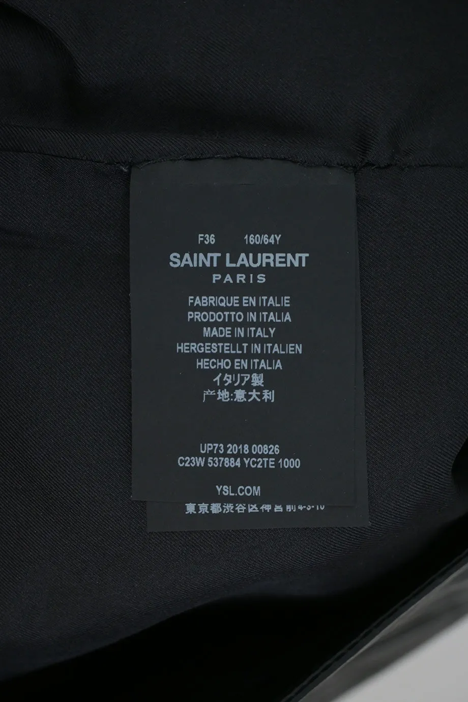 [WW36834] Saint Laurent | Cropped Pants