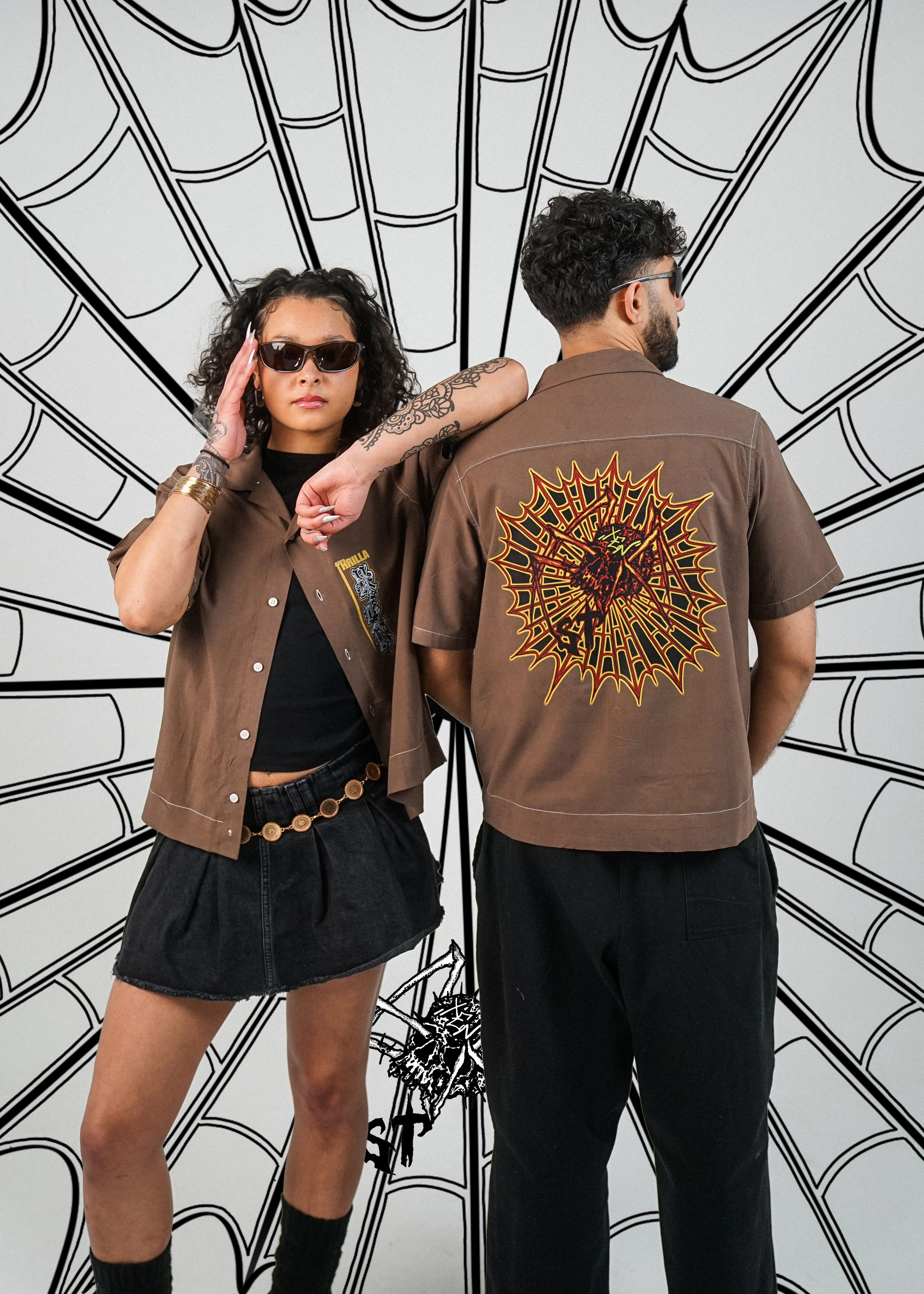 XEN x SERIAL THRILLA - Cropped Shirt