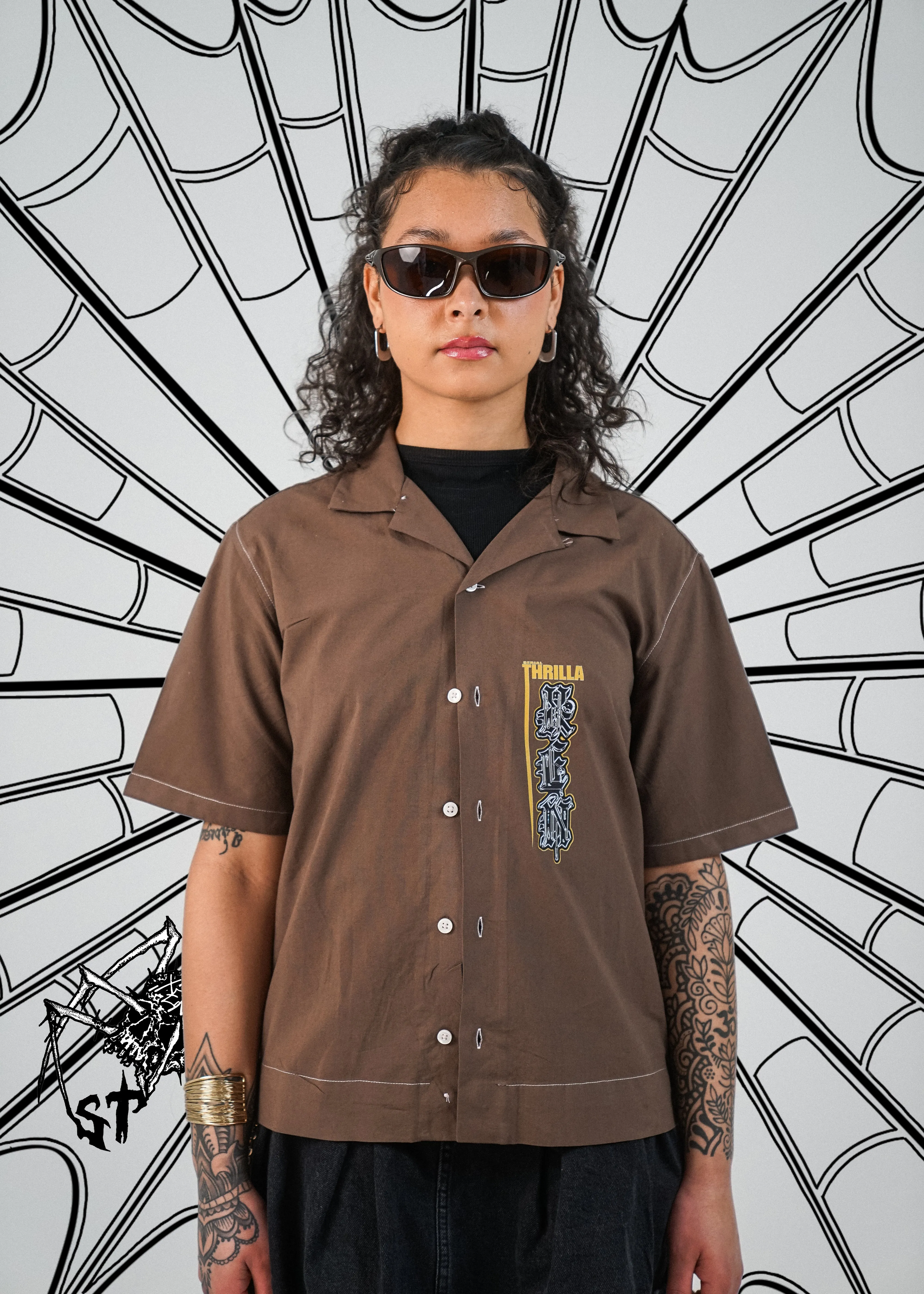 XEN x SERIAL THRILLA - Cropped Shirt