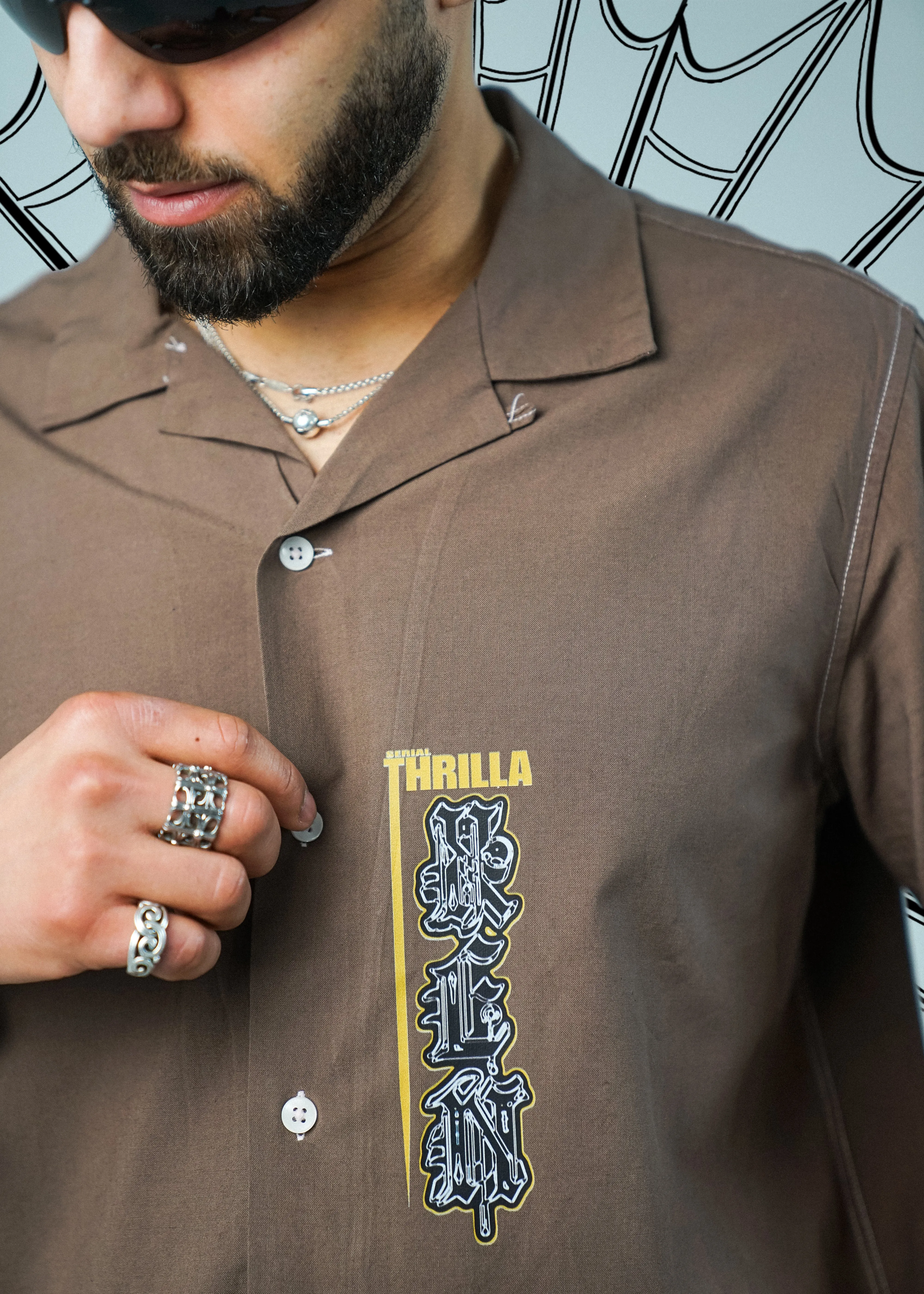XEN x SERIAL THRILLA - Cropped Shirt