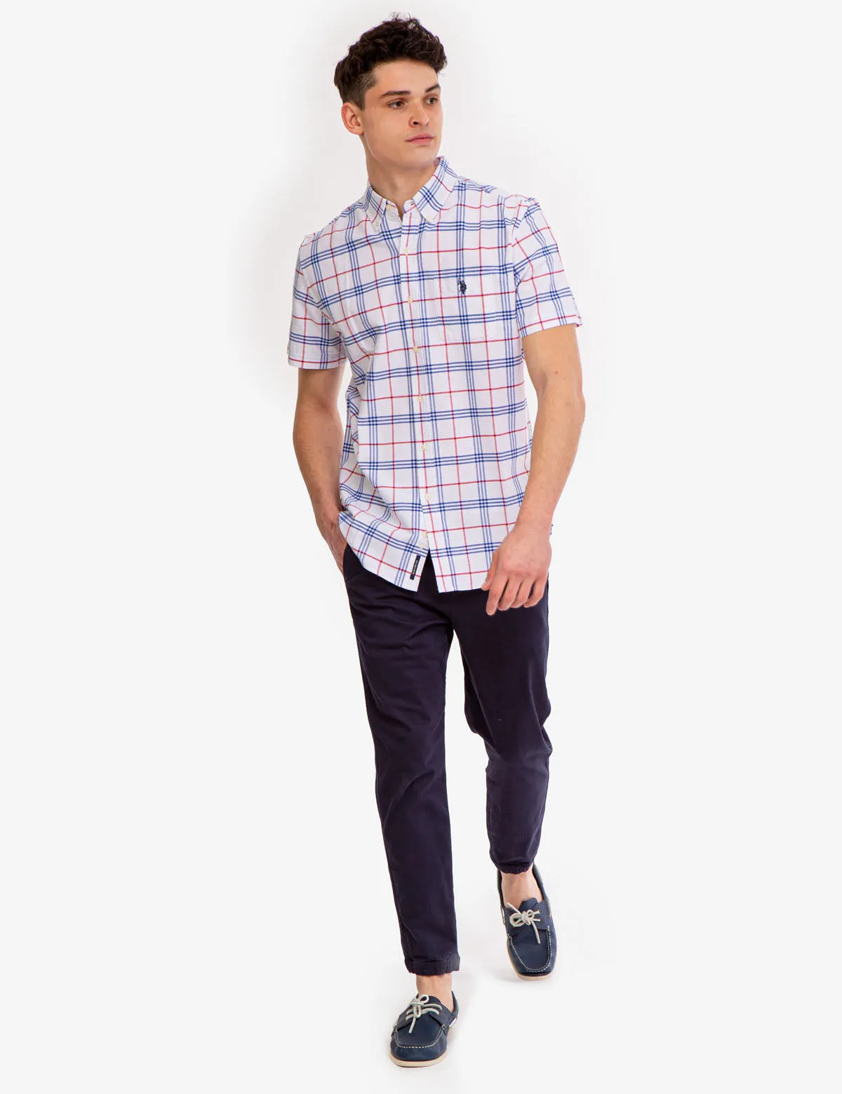 YARN DYE PLAID OXFORD SHIRT
