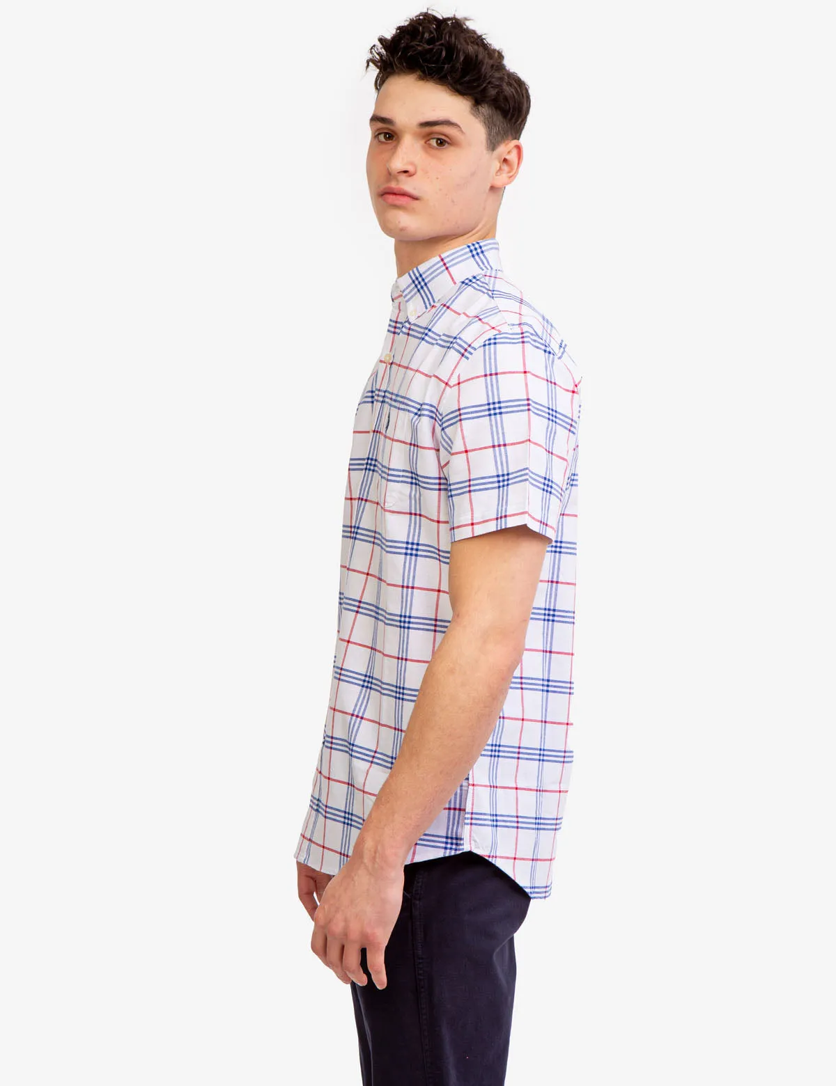 YARN DYE PLAID OXFORD SHIRT