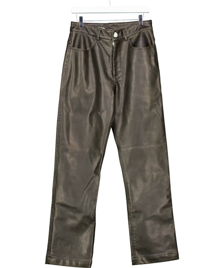 ZARA Black New York Edition Faux Leather Trousers W30