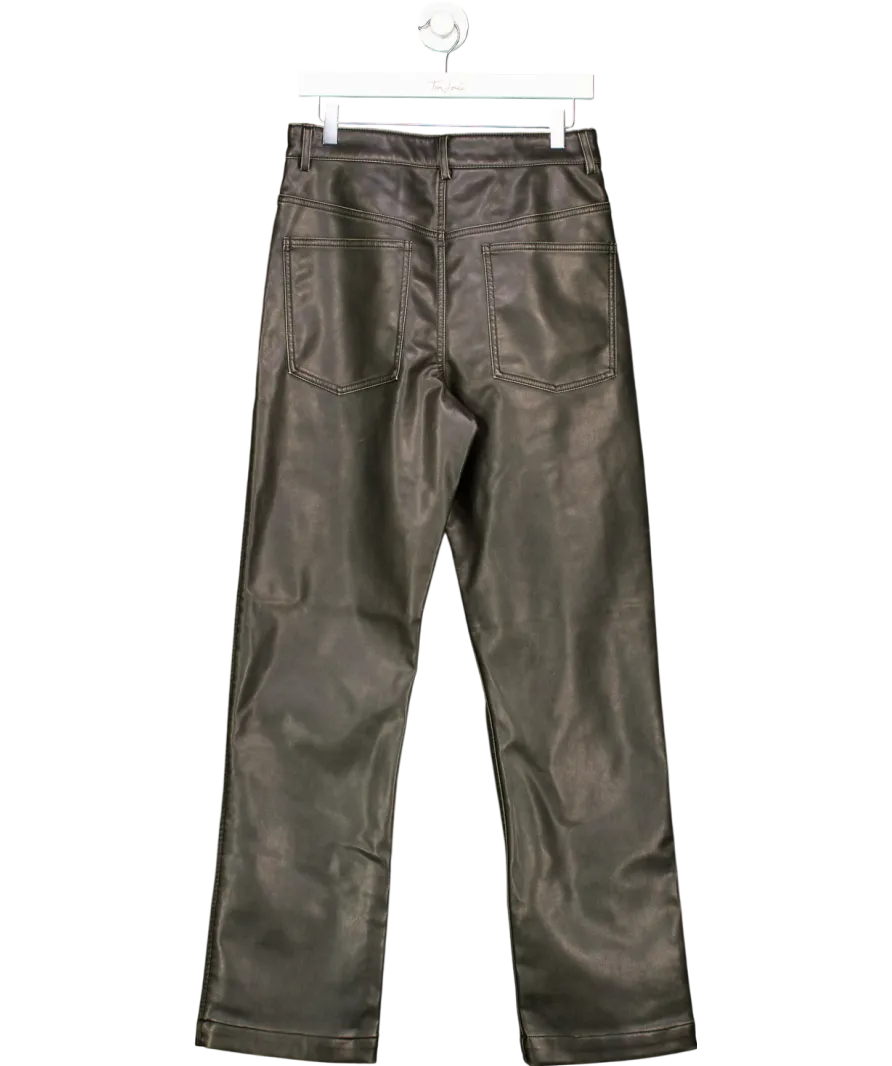 ZARA Black New York Edition Faux Leather Trousers W30