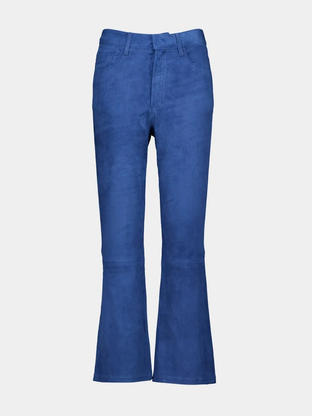 Zircon Poseidon Flared Suede Pants
