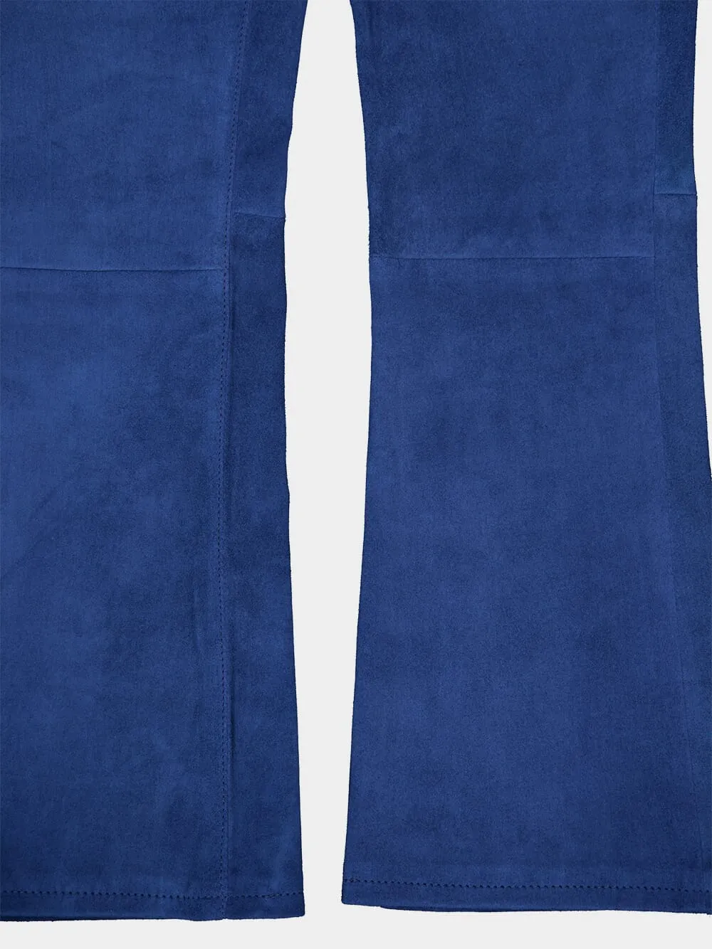 Zircon Poseidon Flared Suede Pants