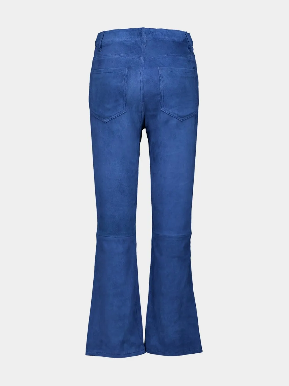 Zircon Poseidon Flared Suede Pants